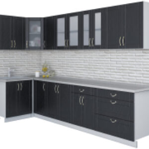 Готовая кухня Мила Крафт 1.2x3.2 21век