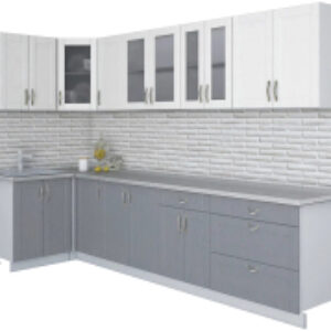 Готовая кухня Мила Крафт 1.2x3.2 21век