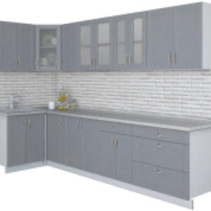 Готовая кухня Мила Крафт 1.2x3.2 21век