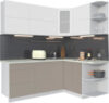 Готовая кухня Мила Матте 1.5x2.0 А правая 21век