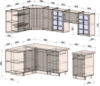 Готовая кухня Берес 1.5x2.6 левая 21век