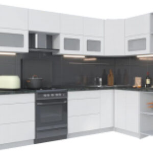 Готовая кухня Мила Матте 1.5x2.9 Б правая 21век