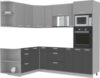 Готовая кухня Мила Лайт 1.68x2.4 левая без столешницы 21век