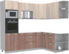 Готовая кухня Мила Лайт 1.68x2.4 правая без столешницы 21век