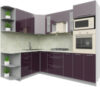 Готовая кухня Мила Пластик 1.68x2.4 левая 21век