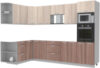 Готовая кухня Мила Лайт 1.68x3.0 левая без столешницы 21век