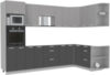 Готовая кухня Мила Лайт 1.68x3.0 правая без столешницы 21век