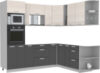 Готовая кухня Мила Лайт 1.88x2.4 правая без столешницы 21век