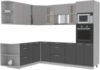 Готовая кухня Мила 1.88x2.6 левая без столешницы 21век