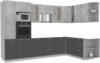 Готовая кухня Мила 1.88x3.2 правая без столешницы 21век