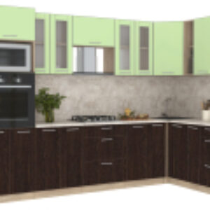 Готовая кухня Мила 1.88x3.4 правая 21век