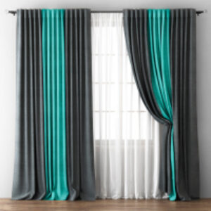 Комплект штор Кирстен 340x230 с подхватами 21век