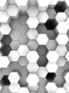 Фотообои листовые 3D Шестиугольники 5 21век