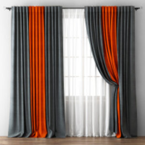 Комплект штор Кирстен 480x250 с подхватами 21век