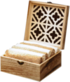Набор полотенец Case Natural 30x30 / 8680943109101 21век