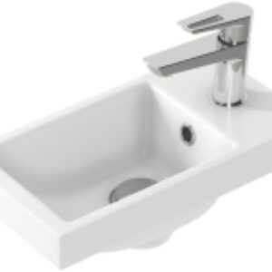 Умывальник со смесителем Como 40 / S-UM-COM40/1-w + 63030 21век