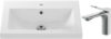 Умывальник со смесителем Como 60 / S-UM-COM60/1-w + 63050 21век
