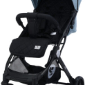 Детская прогулочная коляска Fiorano Black Silver Blue / 10021492124 21век