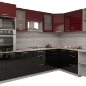 Готовая кухня Мила Gloss 1.68x2.8 правая 21век