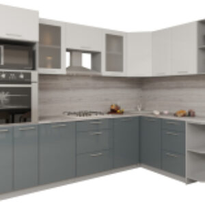Готовая кухня Мила Gloss 1.68x2.8 правая 21век