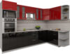 Готовая кухня Мила Gloss 1.68x3.0 правая 21век