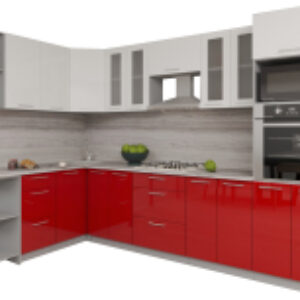 Готовая кухня Мила Gloss 1.68x3.0 левая 21век