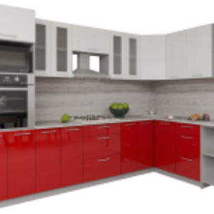 Готовая кухня Мила Gloss 1.68x3.0 правая 21век