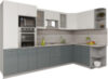 Готовая кухня Мила Gloss 1.68x3.2 правая 21век