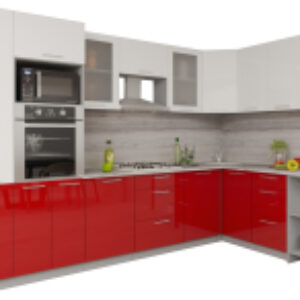 Готовая кухня Мила Gloss 1.68x3.2 правая 21век