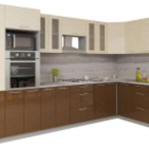 Готовая кухня Мила Gloss 1.68x3.4 правая 21век