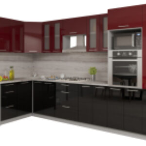 Готовая кухня Мила Gloss 1.68x3.4 левая 21век