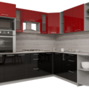 Готовая кухня Мила Gloss 1.88x2.4 правая 21век