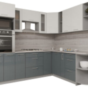Готовая кухня Мила Gloss 1.88x2.4 правая 21век