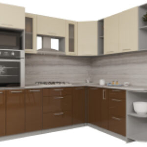 Готовая кухня Мила Gloss 1.88x2.4 правая 21век