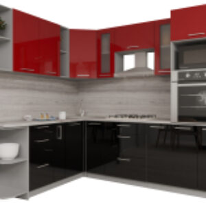 Готовая кухня Мила Gloss 1.88x2.4 левая 21век