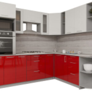Готовая кухня Мила Gloss 1.88x2.4 правая 21век