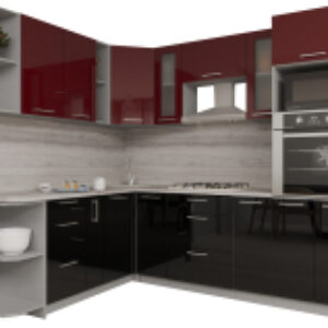 Готовая кухня Мила Gloss 1.88x2.4 левая 21век