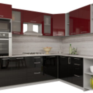 Готовая кухня Мила Gloss 1.88x2.6 правая 21век