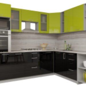 Готовая кухня Мила Gloss 1.88x2.6 правая 21век