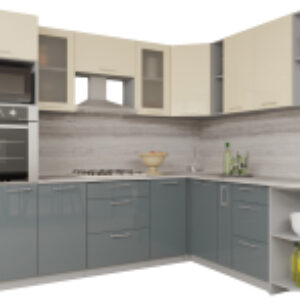 Готовая кухня Мила Gloss 1.88x2.6 правая 21век