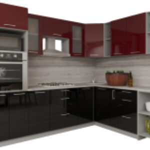 Готовая кухня Мила Gloss 1.88x2.8 правая 21век
