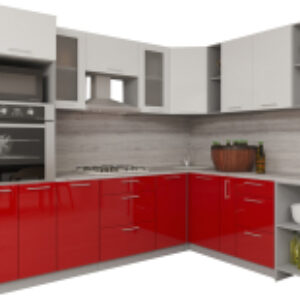 Готовая кухня Мила Gloss 1.88x2.8 правая 21век