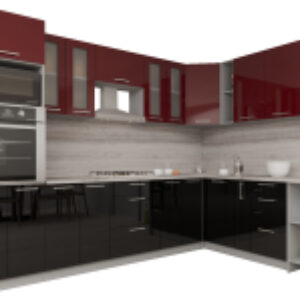 Готовая кухня Мила Gloss 1.88x3.0 правая 21век