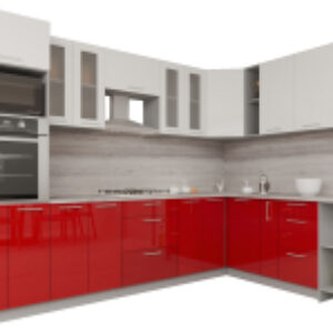 Готовая кухня Мила Gloss 1.88x3.0 правая 21век