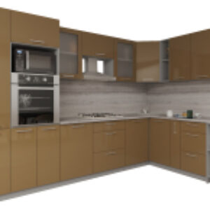 Готовая кухня Мила Gloss 1.88x3.2 правая 21век