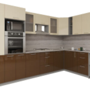 Готовая кухня Мила Gloss 1.88x3.2 правая 21век