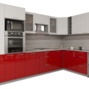 Готовая кухня Мила Gloss 1.88x3.2 правая 21век