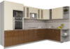 Готовая кухня Мила Gloss 1.88x3.4 правая 21век