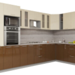 Готовая кухня Мила Gloss 1.88x3.4 правая 21век