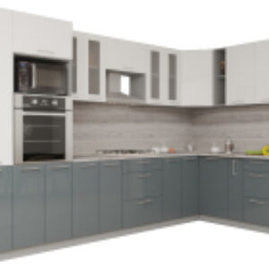 Готовая кухня Мила Gloss 1.88x3.4 правая 21век